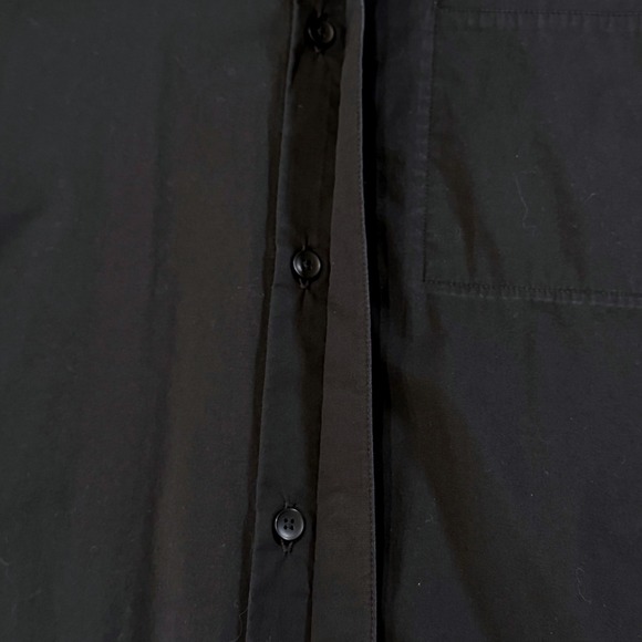 Lululemon Men's Move Hidden Button Down Shirt XL Black Minimal Sleek EUC - Picture 4 of 6